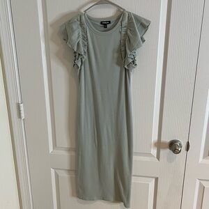 NWOT Ruffled Sleeve Dress
